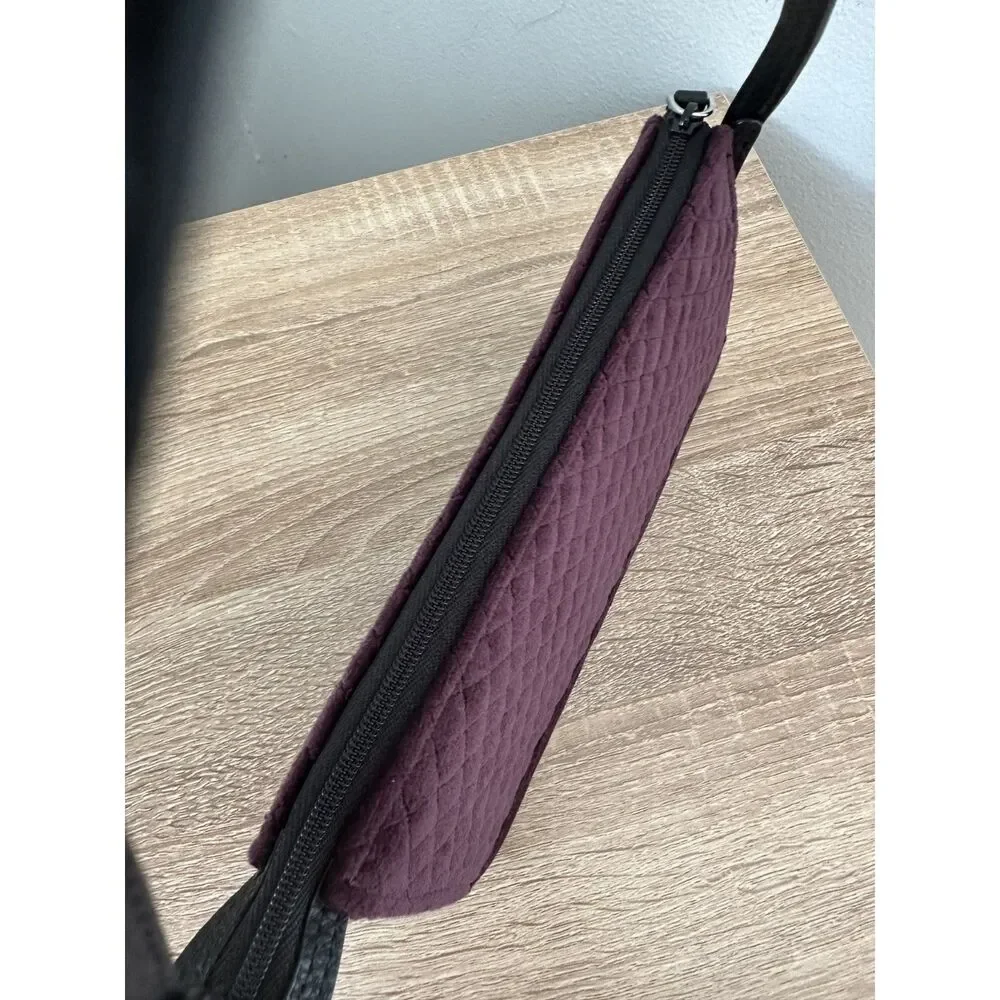 Vera Bradley Iconic RFID Slim Wristlet Wallet Blackberry Wine Velvet Brand New